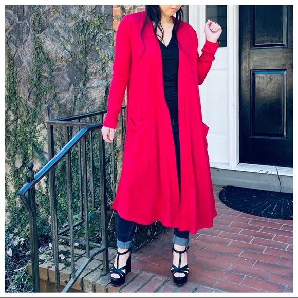 Fabulous open longline slouchy pockets cardigan - Picture 9 of 12